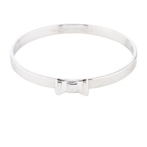 Kate Spade New York Take A Bow Bangle Bracelet, Silver, 2.5"